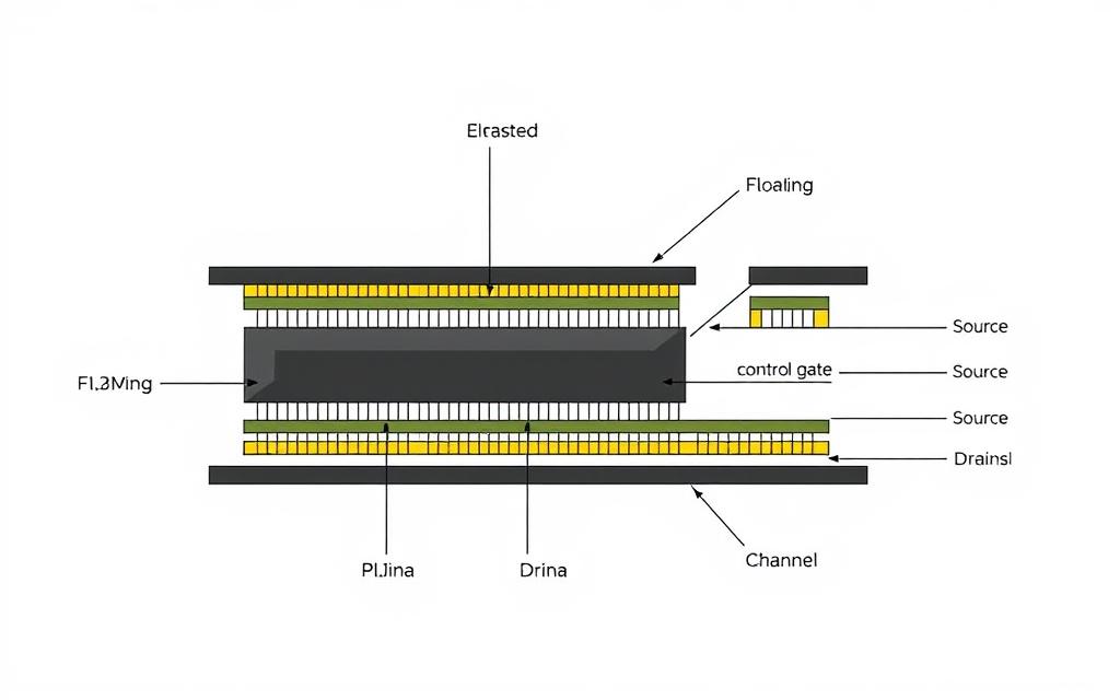 nand cell structure diagram